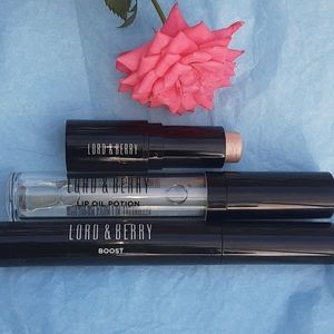 LORD&BERRY SET/ LipOil Potion,Illuminizer,Mascara
